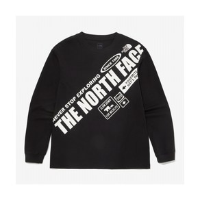 노스페이스 THE NORTH FACE KIDS 키즈 익스플로어 레터링 긴팔 라운드 티 NT7TQ52T_BLK NT7TQ52TBLK 221594