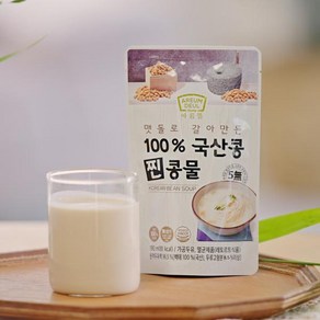 맷돌콩물 아름뜰 맷돌로 갈아만든 100% 국산콩 찐콩물 60개, 190ml