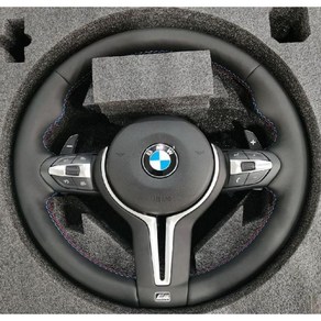 BMW M 핸들 열선 튜닝 가죽 F바디 E바디 로고 내장, M3M6 스티어링 휠 + JSS에어백