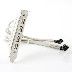 Coms COMS(컴스) USB 4포트 브라켓 NA853/30cm/USB연장 케이블-연장케이블, 1개