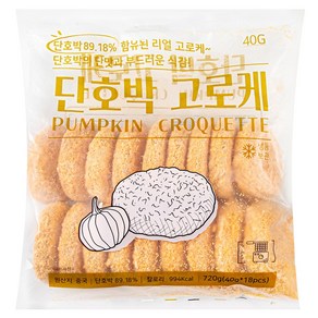 지엔씨 냉동 단호박 고로케 720g, 1개