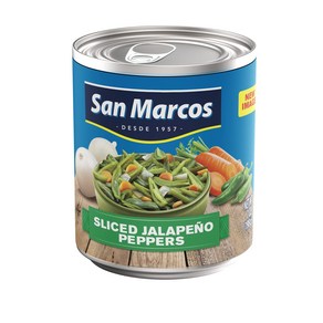 San Marcos Sliced Jalapeno Peppers 7 Ounce 샌 마르코스 슬라이스 할라피뇨 고추 7온스