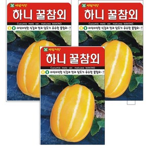 하니 꿀 참외 씨앗 50립 3봉, 1개