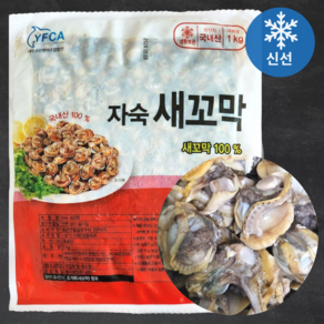 큰바다 국내산 냉동 제철 남해안 여수 벌교 자숙꼬막살, 1개, 자숙꼬막살1kg