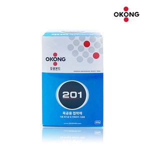 오공 OKONG 본드 201 800g 1BOX (20EA) 목공용접착제 목공본드 접착제, 20개