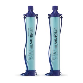 LifeStraw 1+1 라이프스트로우 아웃도어 개인용 정수필터 (캠핑 야외 여행 하이킹)