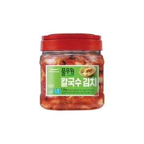 [풀무원] 칼국수 김치 PET, 1개, 1.2kg