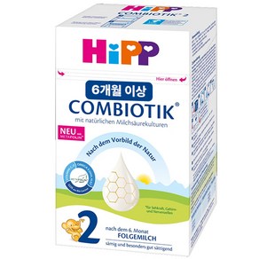 힙분유 HIPP 콤비오틱 2단계 1통(25/10), 1개