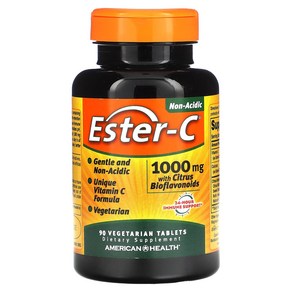 아메리칸헬스 Este-C 1000mg 베지 정제 90정, 한 사이즈, 1개