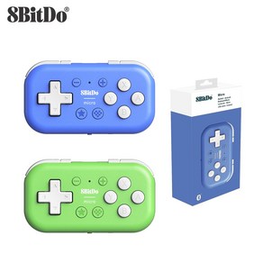 8BitDo Mico 마이크로 블루투스 미니 게임패드 다기능 컨트롤러, 1개, 2.Geen