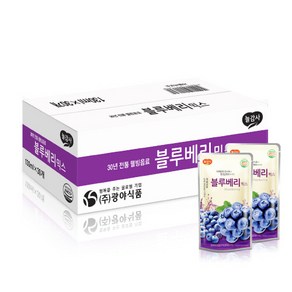 사랑주는쇼핑몰 광야식품 블루베리 감식초믹스 130ml x 30포, 30개