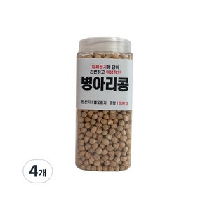 대한농산 통에담은 병아리콩 식이섬유 풍부 800g 4개