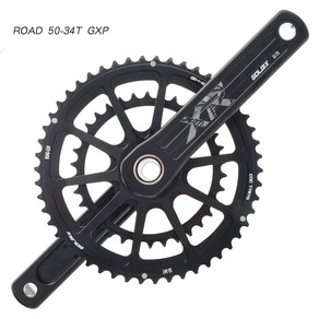 SHIMANO SRAM GXP용 체인링 10 11 단 도로 접이식 자전거 크랭크셋 165mm 170/172mm 175mm GXP 크랭크 50 T 34T 52 T 3, 1)165mm Cank, 1개