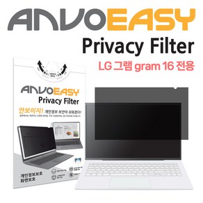 LG 그램 16인치 16Z95DP 향균 블루라이트 차단 양면 정보보안필름, 1개