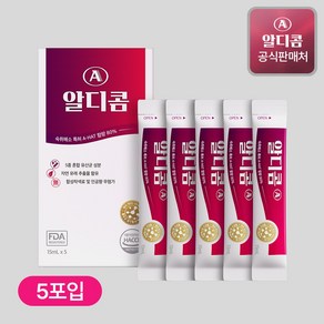 [공식] 알디콤A 숙취해소제 75ml 5포입, 1개