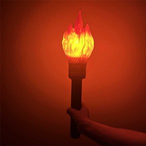 화염 벽장식 횃불 램프 카페 인테리어 48cm빈티지 토치 성화 휴대용, 3세트, 1. LED형