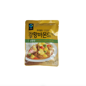 청정원 우리쌀 강황바몬드 카레 순한맛, 100g, 7개