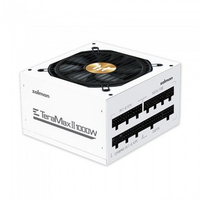 잘만 TeaMax 2 1000W 80PLUS Gold 풀모듈러 파워 ATX 3.0 PCIE5 화이트 ZM1000-TMX2