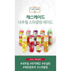 캐스케이드 스파클링 8종모음 제로칼로리 슈가프리 무설탕, 509ml, 1개