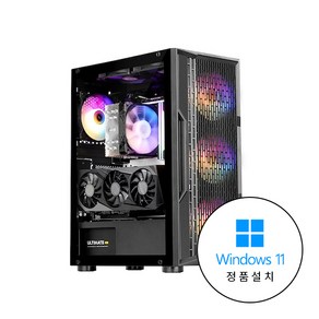 지티컴 GTA75F46T-ZH 고성능 게이밍 본체 (라이젠5 7500F RTX 4060 Ti 8GB 윈도우11 Home RAM 16GB SSD 500GB), 512GB, WIN11 Home