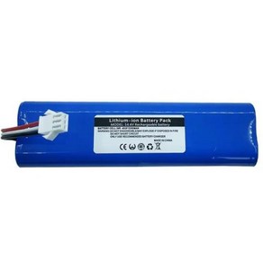 샤오미 로봇 진공 청소기용 충전식 리튬 이온 배터리 팩 Lydsto R1 144V 5200mAh 용량, 1) 14.4V 6400mah, 한개옵션1