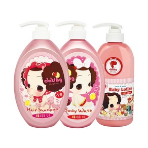 뚱 베이비 샴푸 750ml + 바디워시 750ml + 로션 500ml