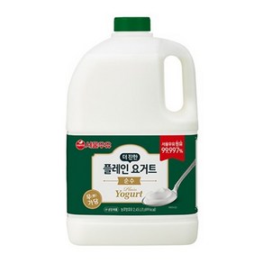 서울우유 순수무가당 더진한 플레인요거트 시리얼 당무첨가 그릭요거트메이커2.45L, 2.45L, 2개