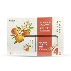 동산씨앤지 살구 비누 세수 세안 100g 4개입, 단품