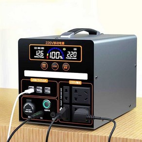 인산철 파워뱅크 대용량 캠핑용 차박 12V 휴대용 낚시 카라반 올인원, 680W (185만mAh)3.1도 0mAh, 1개