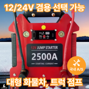 루네아 차량용 점프스타터 대용량 보조배터리, 1개, 12v 32000mAh