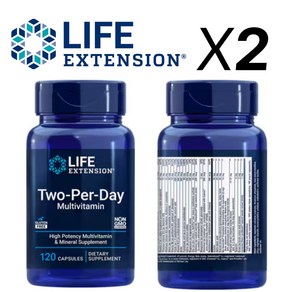 Life Extension 라이프익스텐션 투퍼데이 Two-Per-Day Tablets 타블렛 120정