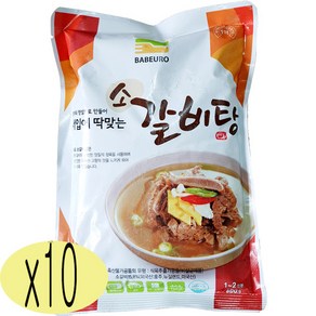 태양식품 냉동 소갈비탕, 600g, 10개