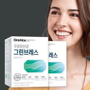 오라틱스 그린브레스 유산균, 30정, 2개