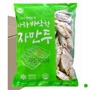 아하 바삭한 자만두 1200g+6봉 *BOX 도매 업소용만두, 1.2kg, 6개