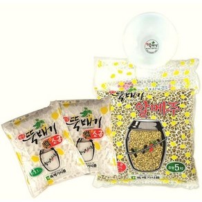 옛맛뚝배기 알메주(햇메주)세트 [알메주5kg+소금2개+바가지], 1개, 5kg