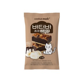 쿠캣 버터바 초코스모어 디저트간식 80g x 12개