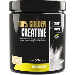 Maxler 100% Golden Creatine - 미분화 Creatine Monohydrate Powder - Muscle Building Supplements - Pre/Po