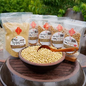 (감로이슬농원) 100% 국산콩 생청국장(1kg) 250g x 4개