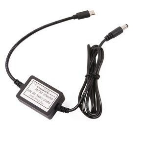 USB Typec PD TODC 전원 어댑터 케이블 PD12V 15V 20V to DC24V 5.5x2.1mm 컨버터, 1개