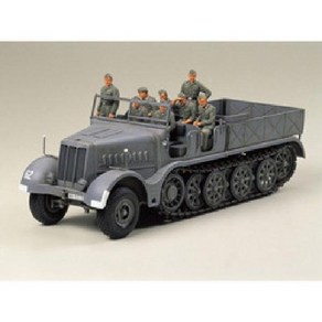 TAMIYA 타미야 35239 독일 18톤 중하프트럭 FAMO [1/35 밀리터리 미니어처 시리즈], 단일, 1개