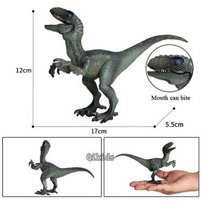 장식용 사우르스 공룡 장난감 동물 모델 딜로포사우루스 벨로키랍토르 인도미너스 렉스 아크테릭스 액션, 13 Dinosau - 13