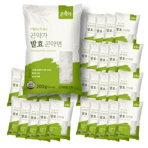 [곤약가] 18kcal 저칼로리 발효 곤약면, 200g, 30개