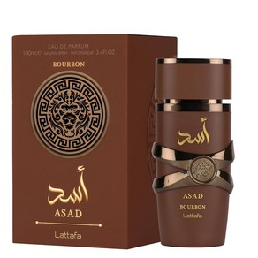 [Lattafa] Asad Boubon fo Unisex Eau de Pafum Spay 3.4 Ounce / 100 ml, [Lattafa] Asad Boubon fo Uni, 1개, 100ml