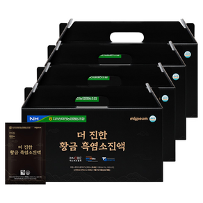 미쁨생활건강 더 진한 황금 흑염소 진액, 120개, 70ml