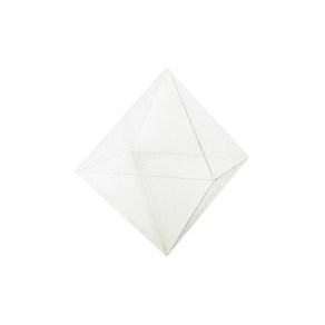 (PET)투명 정팔면체 전개도(10인용)