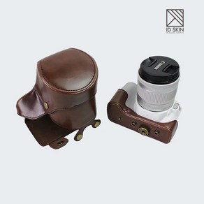 캐논 DSLR EOS 200D 카메라 가죽 케이스, 1개, EOS 200D 가죽 카멜