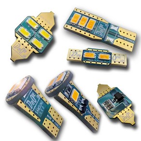 디오 차량용 실내 LED 등 모음 10T 28mm 31mm 36mm, 10T-2(트윈) [3000K 오렌지색], 1개