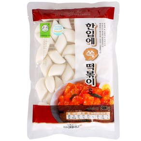 [송학식품] 한입쏙 쌀떡볶이 500g _떡볶이_쌀떡볶이, 1개