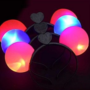 티앤씨몰 [LED 야광용품] LED 써클 머리띠