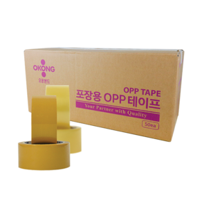 [오공본드] 투명 OPP박스테이프 100m 1Box(30개) 박스테이프, 30개
